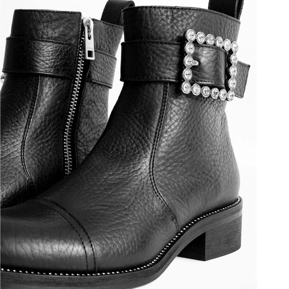 Zadig & Voltaire Empress Buckle Boots - Picture 2 of 9